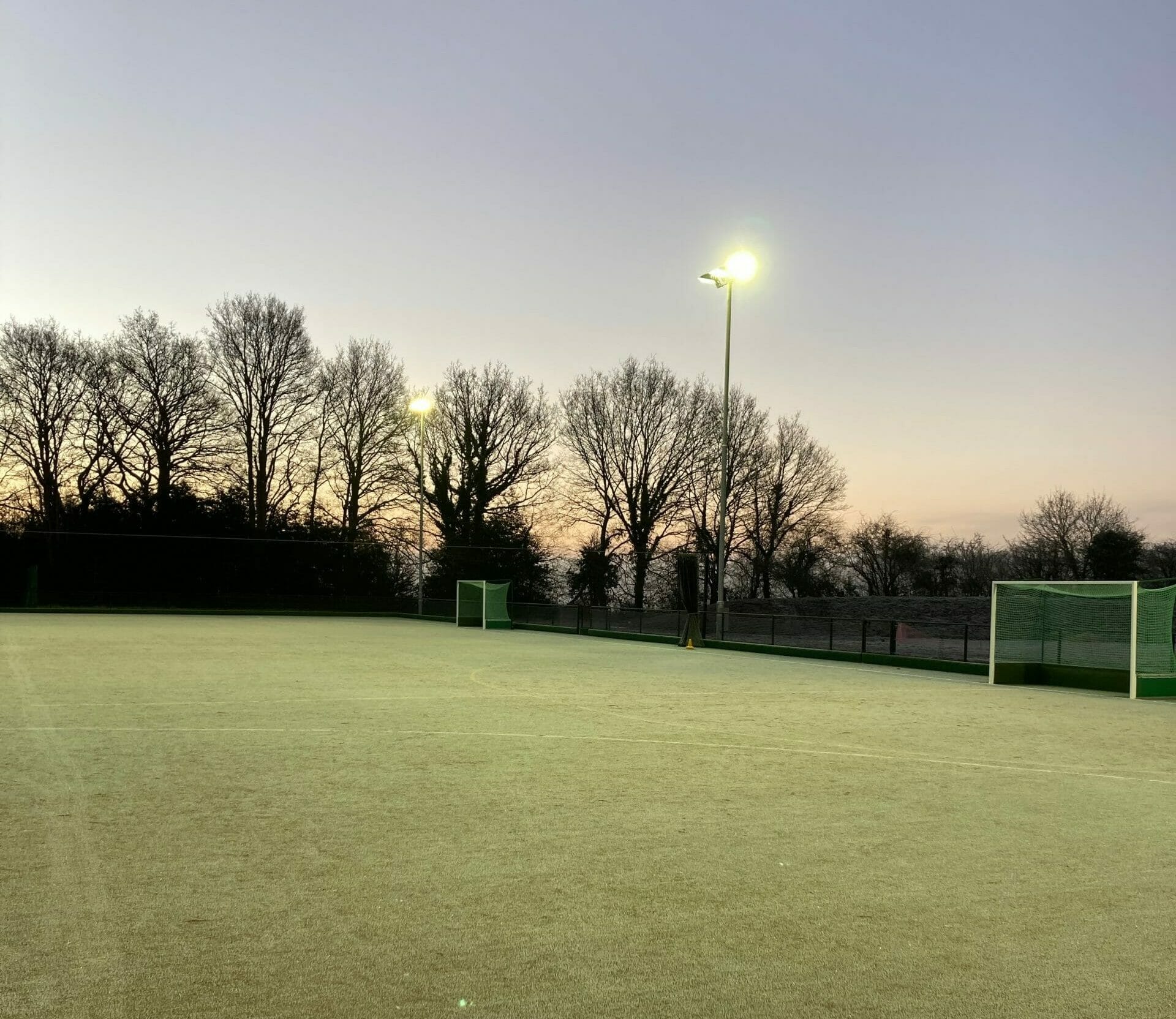 empty football pitch