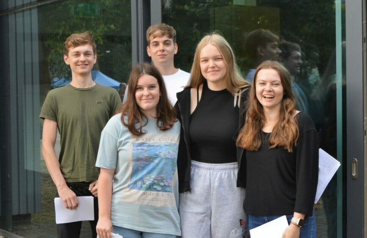 Children happy with their results