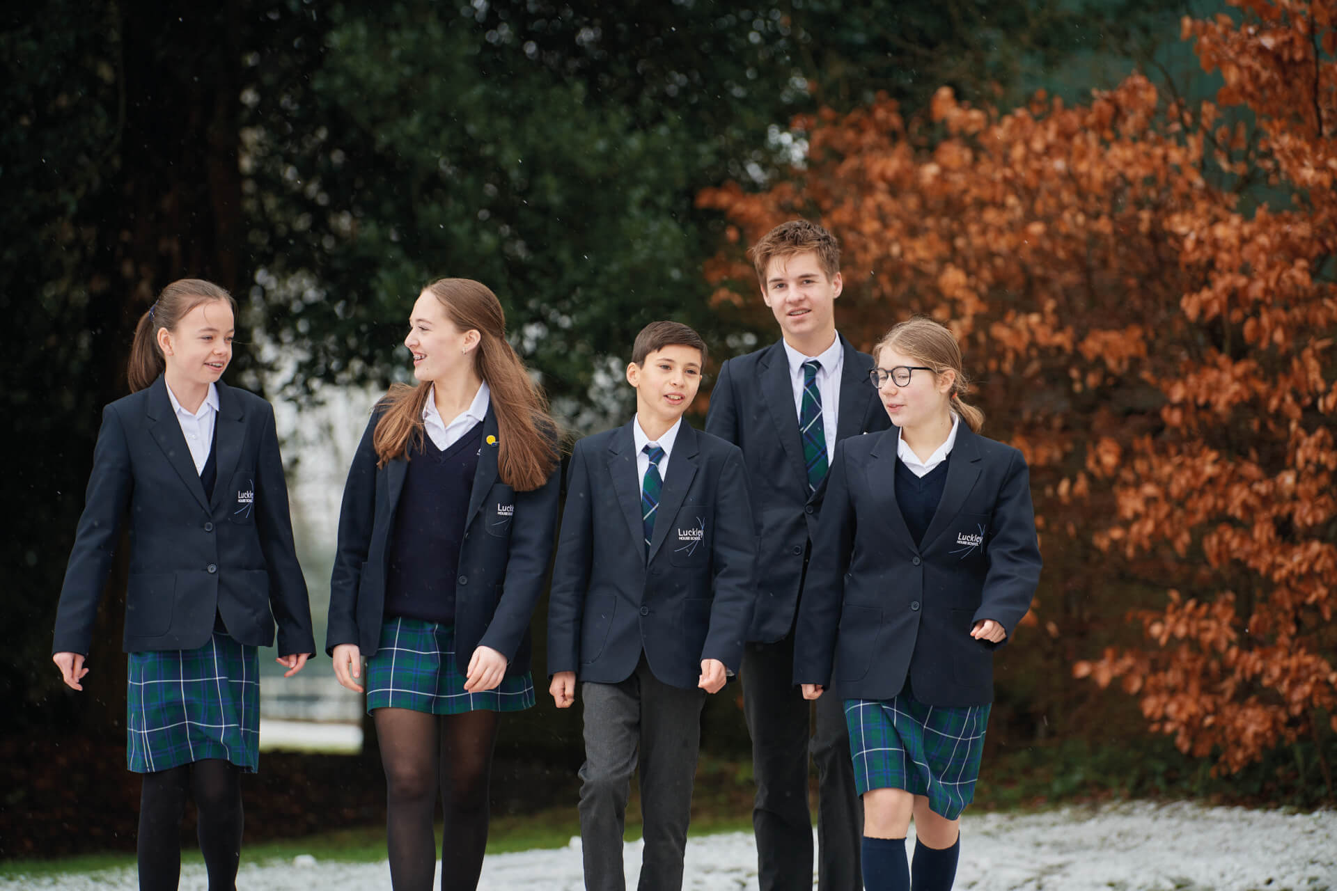 children walking