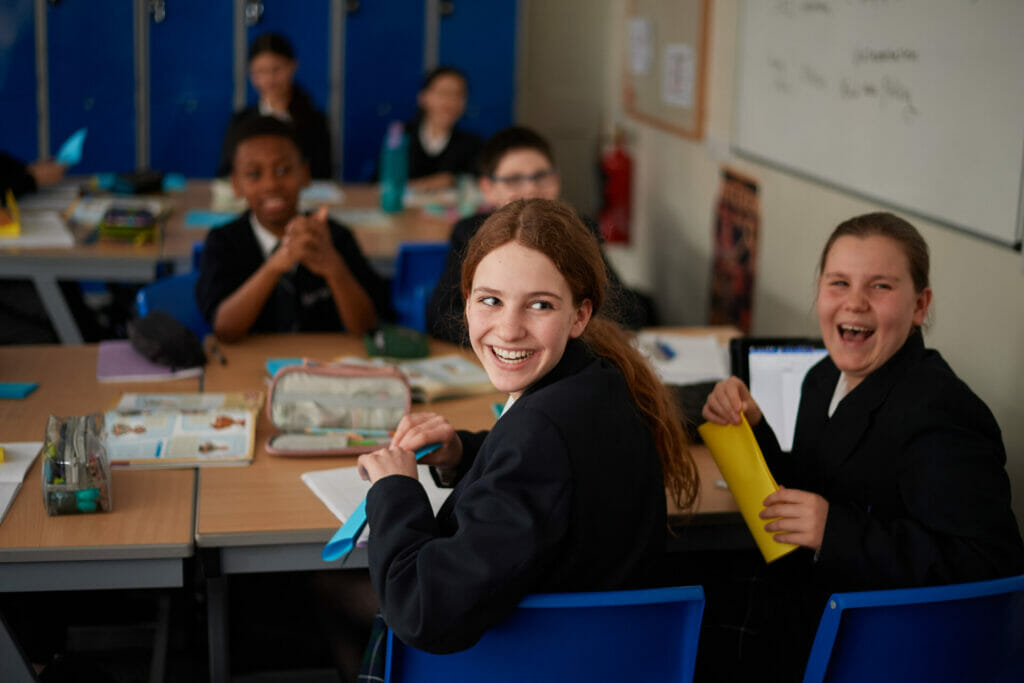 children laughing